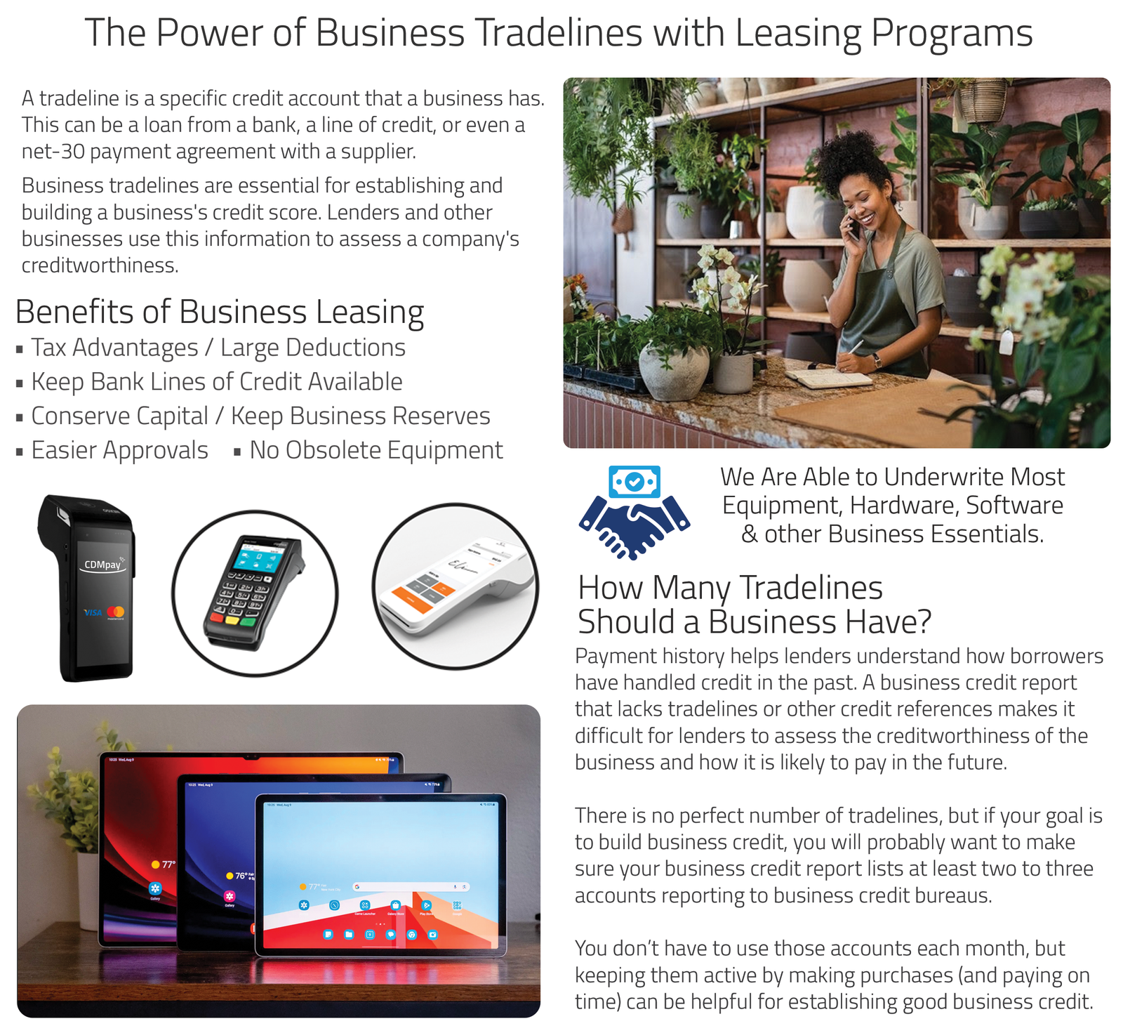 The Power of Business Tradelines with Leasing Programs