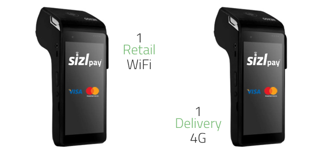 Quantity 2 Terminals (1 Retail, 1 Delivery)