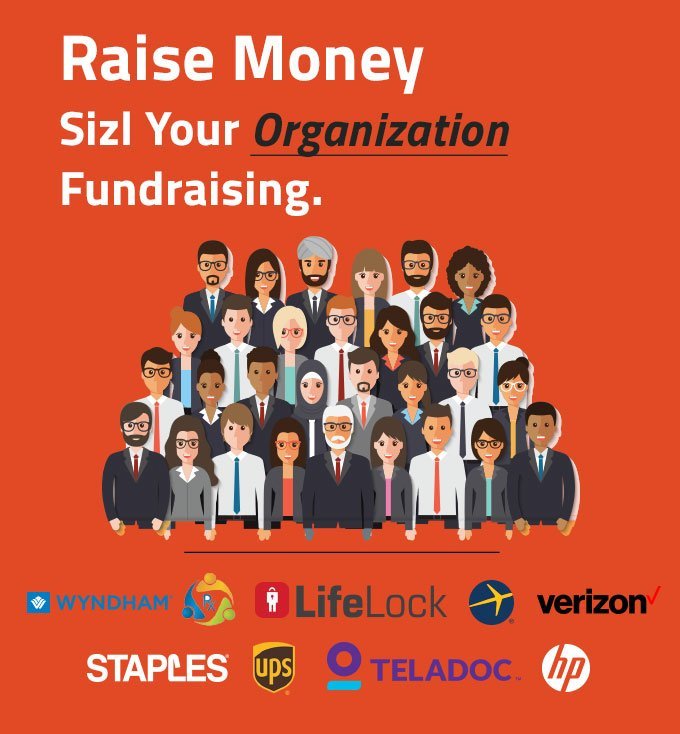 Sizl Your Organization Fundraising Banner