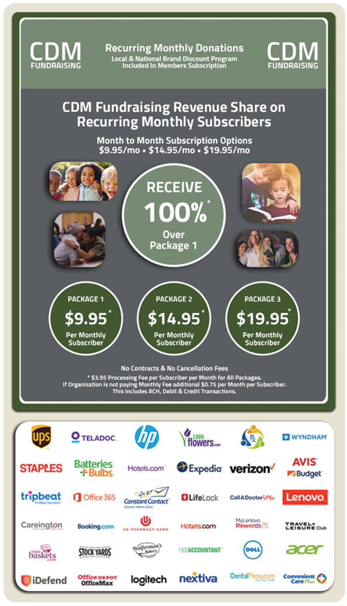 CDM Fundraising Revenue Share Packages Overview