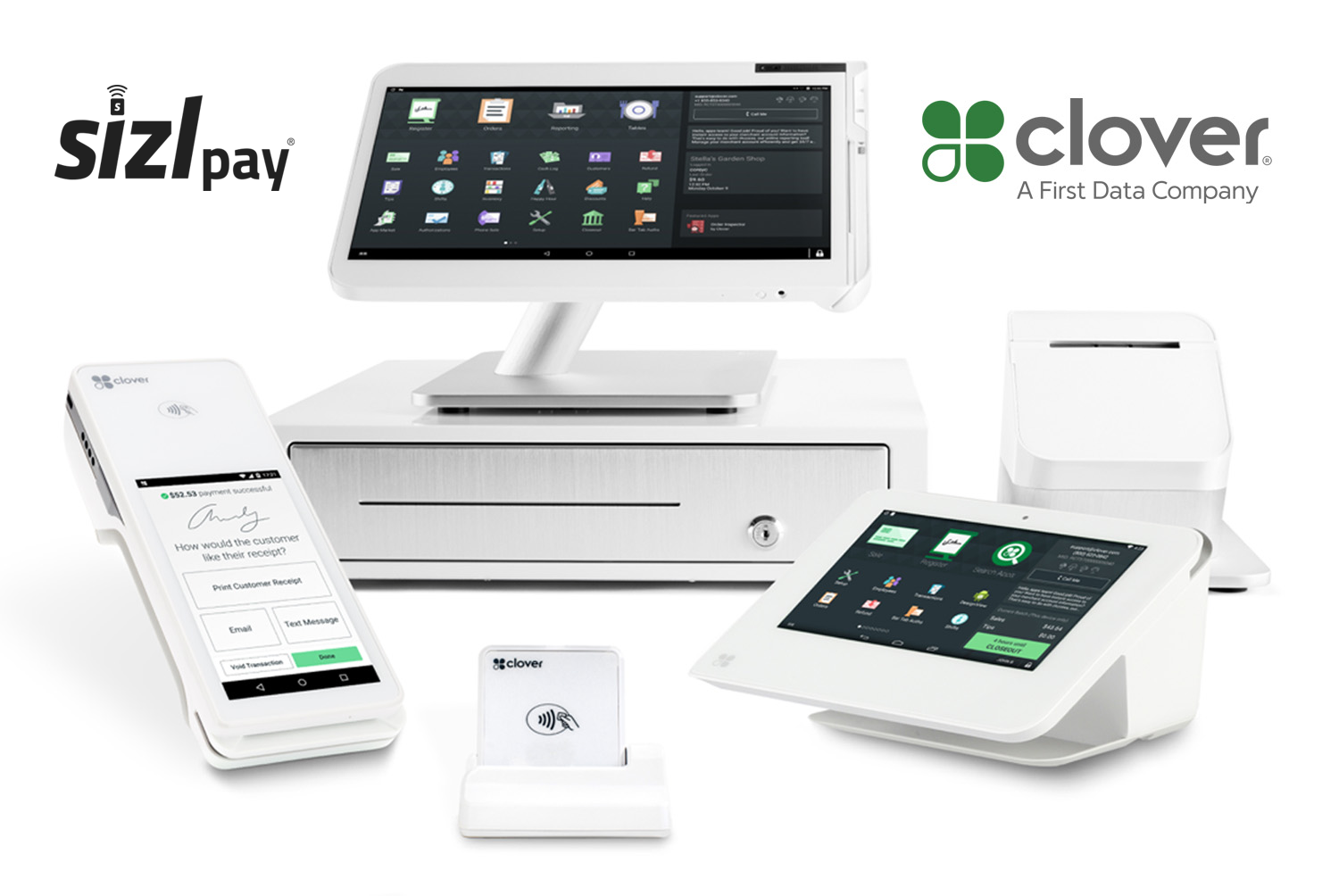 Clover P.O.S. Complete Equipment Suite with SizlPay